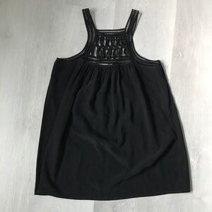 MADISON MARCUS 100% SILK TOP BLACK PULLOVER SMALL